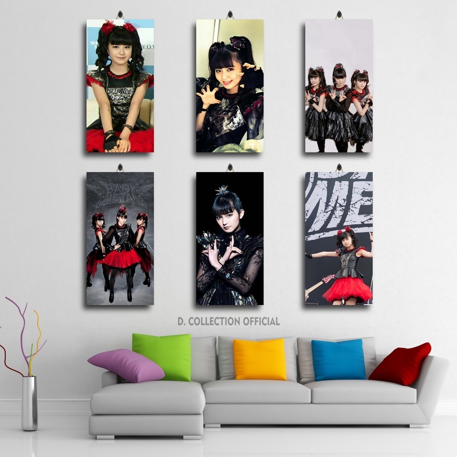 Poster Kamar Rock Babymetal | D. Collection Official| Hiasan Kamar Band Vokalis Babymetal |QQM/B1ADT