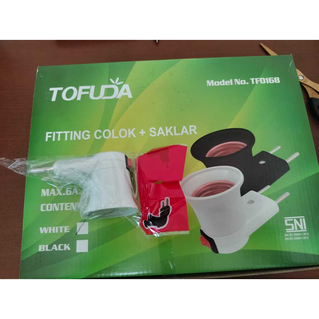 Fitting Colok + Saklar Tofuda
