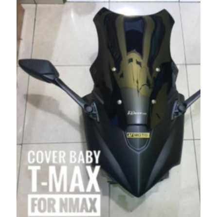 Tameng Kedok Depan All New NMAX Model Baby Tmax