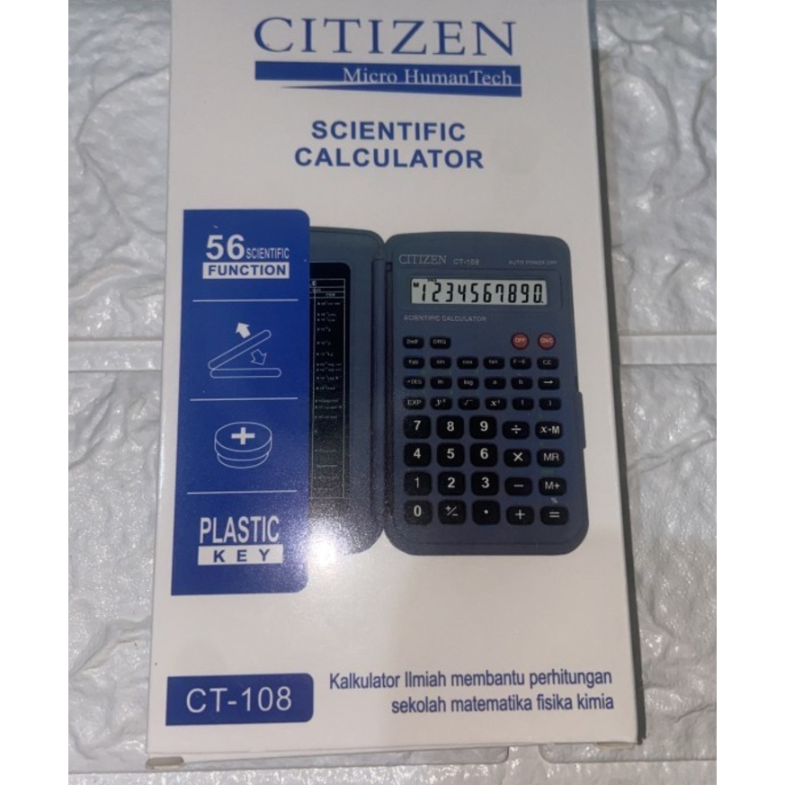 

Kalkulator / calculator Citizen Scientific Ilmiah CT 108