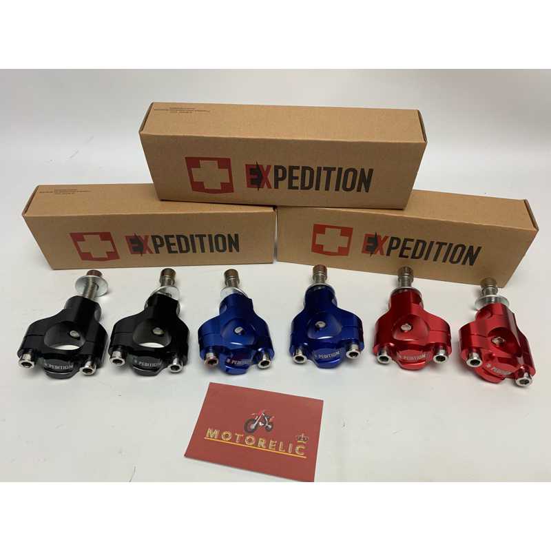 Raiser Stang Cnc Expedition KLX 150 - WR155 - CRF150L | Peninggi Stang Trail Supermoto Expedition