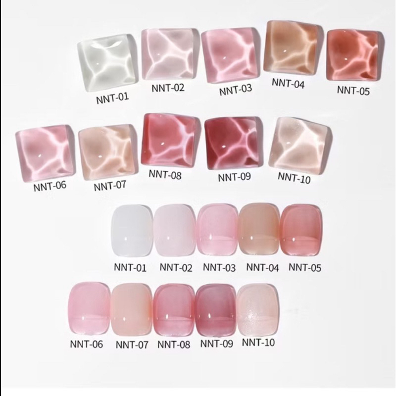 Nude Color Gel Kutek Warna Soft Color Kutek Gel Nail Art
