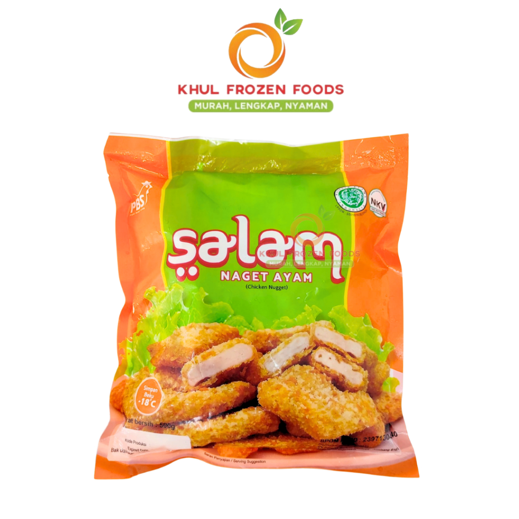 

Salam Nugget Ayam 500Gr// SALAM/ nugget ayam/ naget ayam frozen/ nuget frozen/ nugget