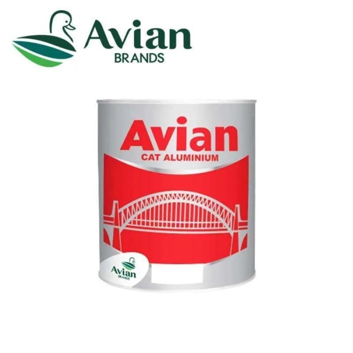 AVIAN CAT MINYAK ALUMUNIUM SILVER PERAK CAT BESI 1KG