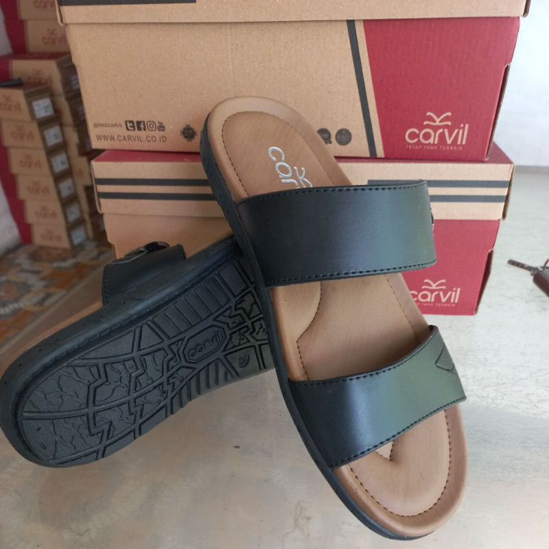 [FlashSale] Carvil Sandal Pria Flavo 01 02