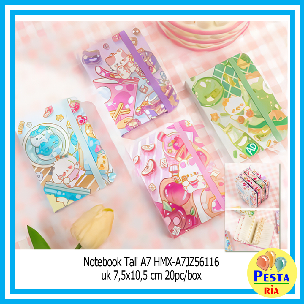 

Murah!! (1Pcs) Notebook Tali A7, buku catatan, buku diary, note book, notebook lucu