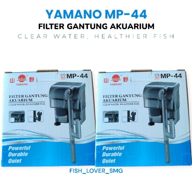 YAMANO MP 44 FILTER GANTUNG AKUARIUM/ Pompa Akuarium MP 44/Aquascape filter gantung YAMANO HANG ON F