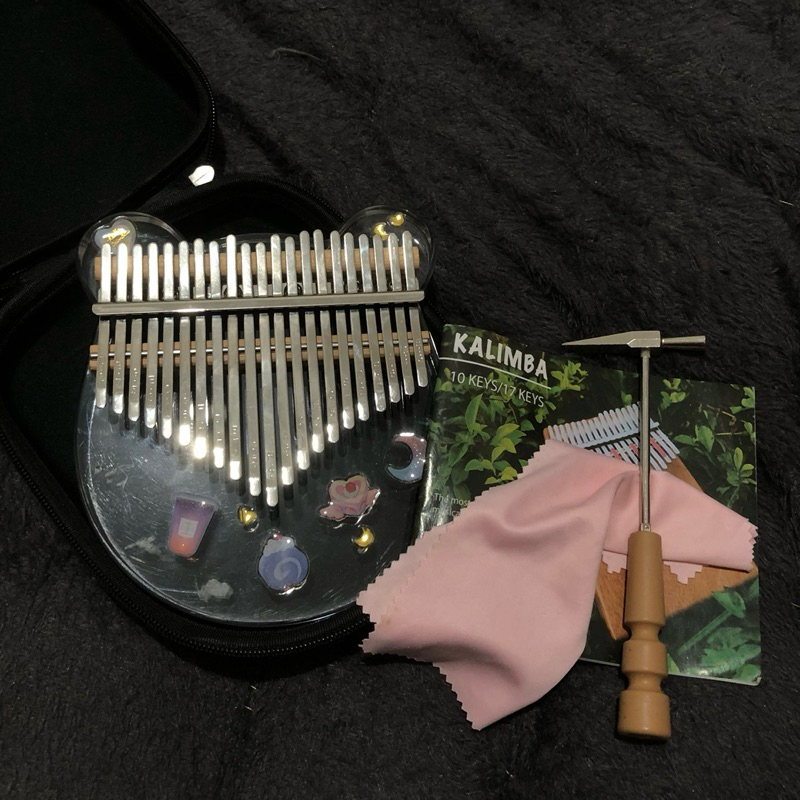 preloved kalimba akrilik 21 keys