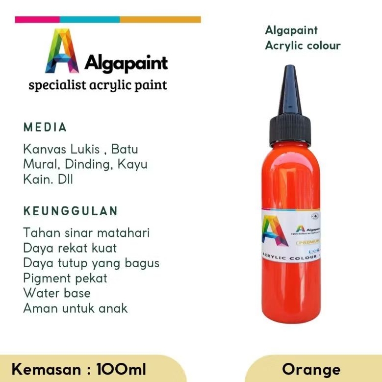 

Algapaint cat akrilik/mural/ lukisan/dinding/kayu/kain/sepatu/painting/catair/lukis/art/catlukis/acrylicpainting/melukis/alatlukis/acrylic/kuaslukis/senilukis/drawing/catminyak/acrylicpaint/pelukis/belajarlukis/perlengkapanlukis/hobilukis/lukisanaesthetic