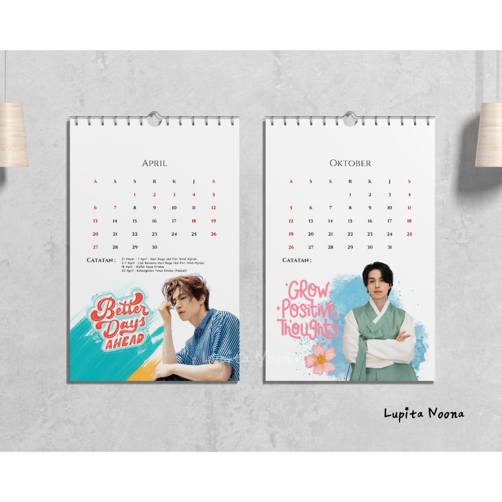 Kalender Dinding Lee Dong Wook 2025
