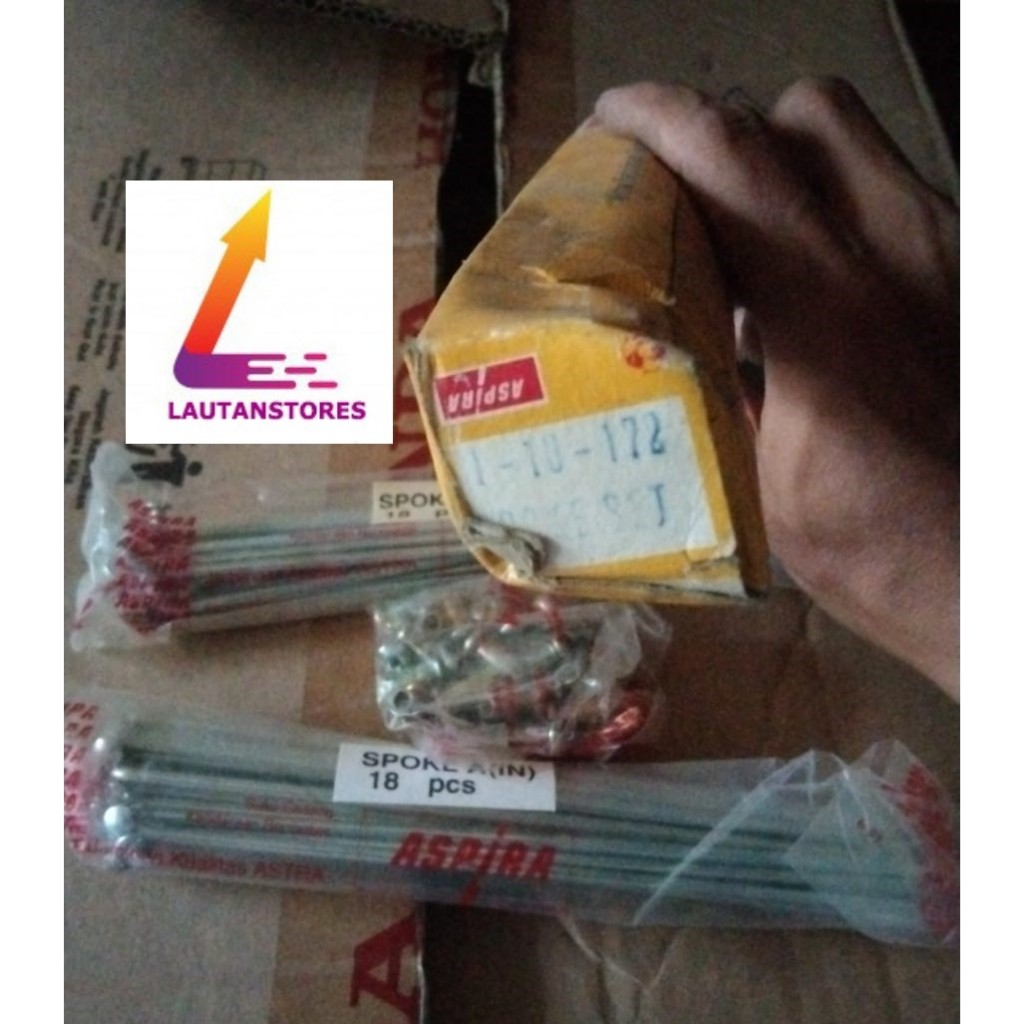 1110-172 Ruji Jari-jari Depan Win 100, Shogun 125, Smash cakram, Shogun 110 cakram, Tornado cakram m