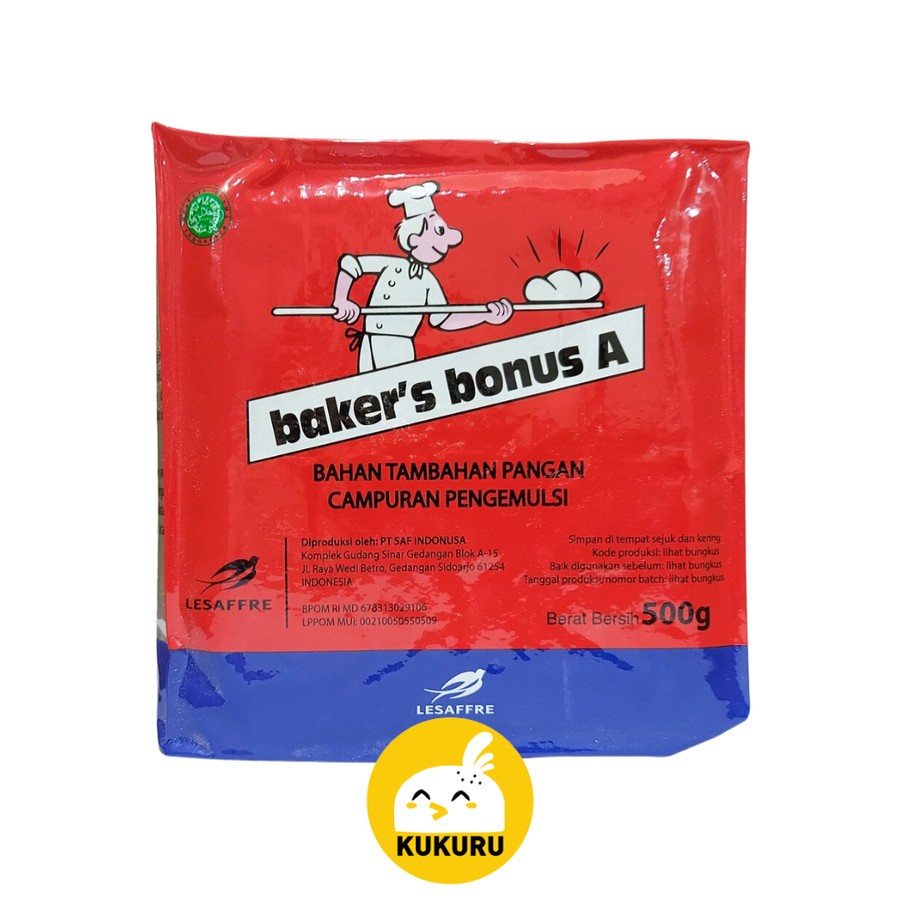 

BAKER'S BONUS A PENGEMBANG ROTI / BREAD IMPROVER (500 GRAM)