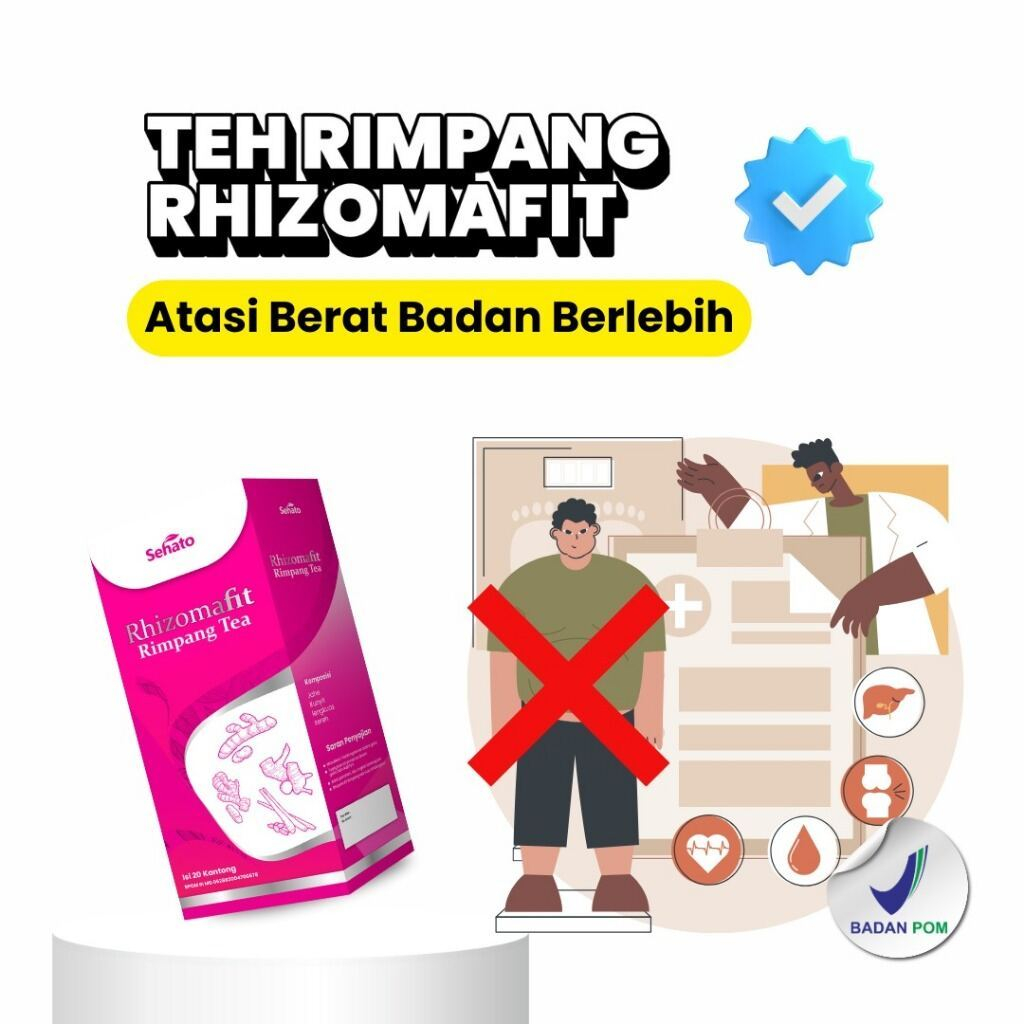 

Rhizomafit Rimpang Tea - Isi 20 Kantong Tea Original | Teh Rimpang Diet RHIZOMAFIT