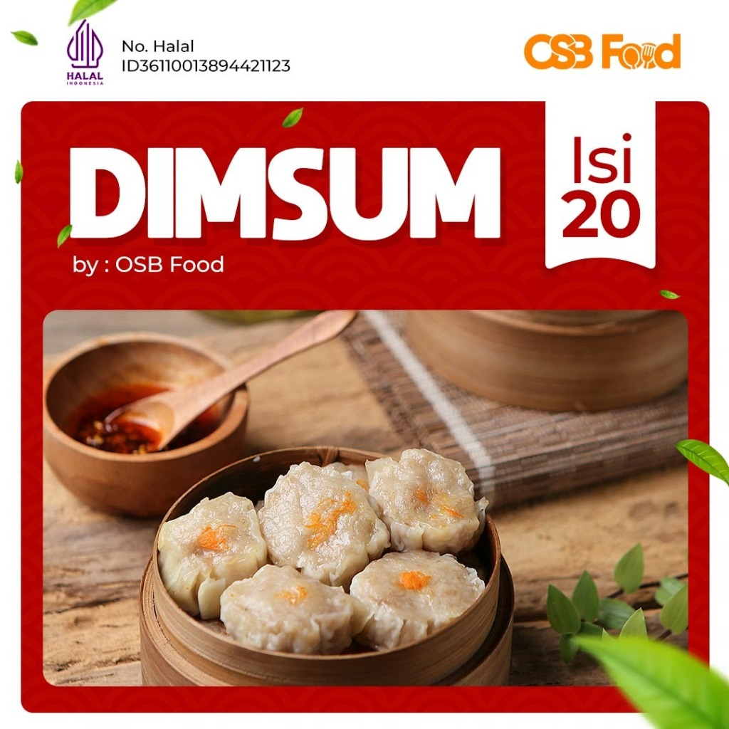 

Dimsum Ayam Reguler Isi 20 pcs Frozen Food Halal