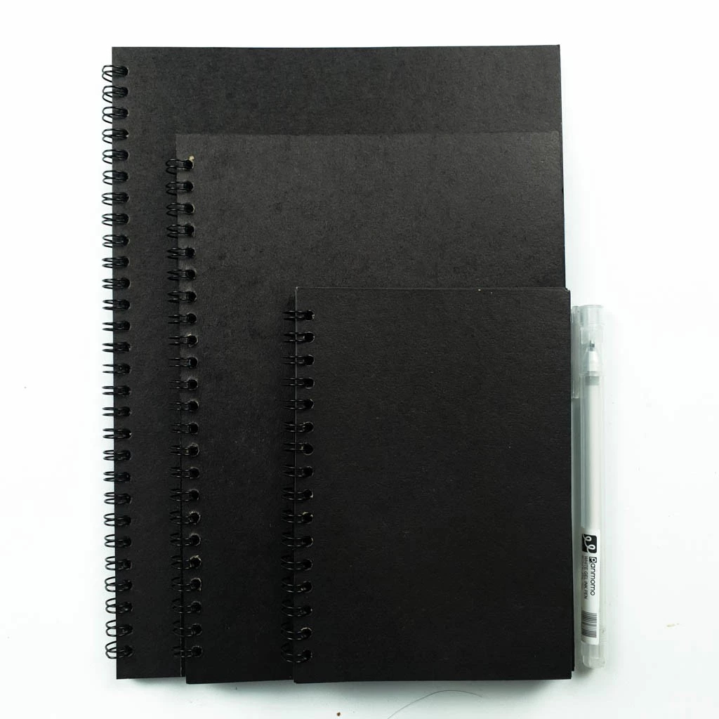 

BUKU TULIS HITAM A6-B5 50 LEMBAR / NOTEBOOK HITAM A6-B5