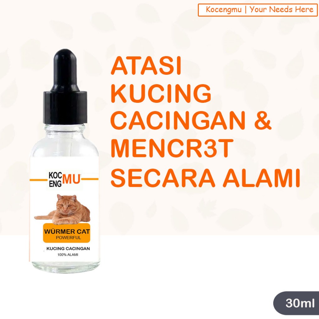 Obat Cacing Kucing Kitten Obat Cacing Kucing Cair Ampuh Obat Cacing Kucing Hamil Dewasa tets (15ml)