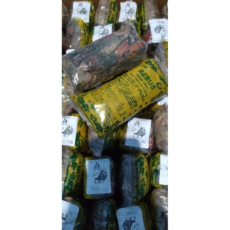 

jamu godog/rebus harga 1paket isi 6 bungkus