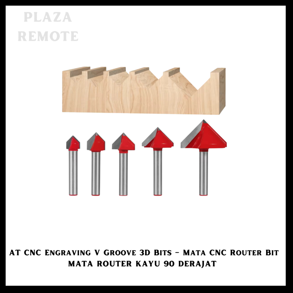 MATA ROUTER KAYU CNC BITS - ENGRAVING ROUTER BIT MATA ROUTER 90 DERAJAT