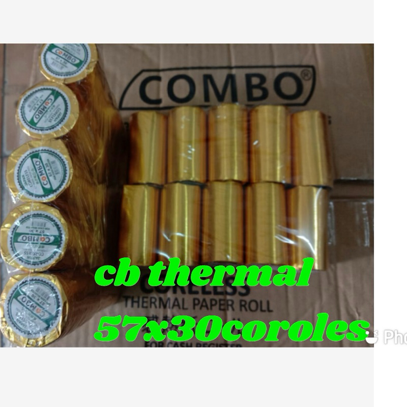 

Kertas Kasir Combo 57x30 - Thermal Paper (10pcs/pack)