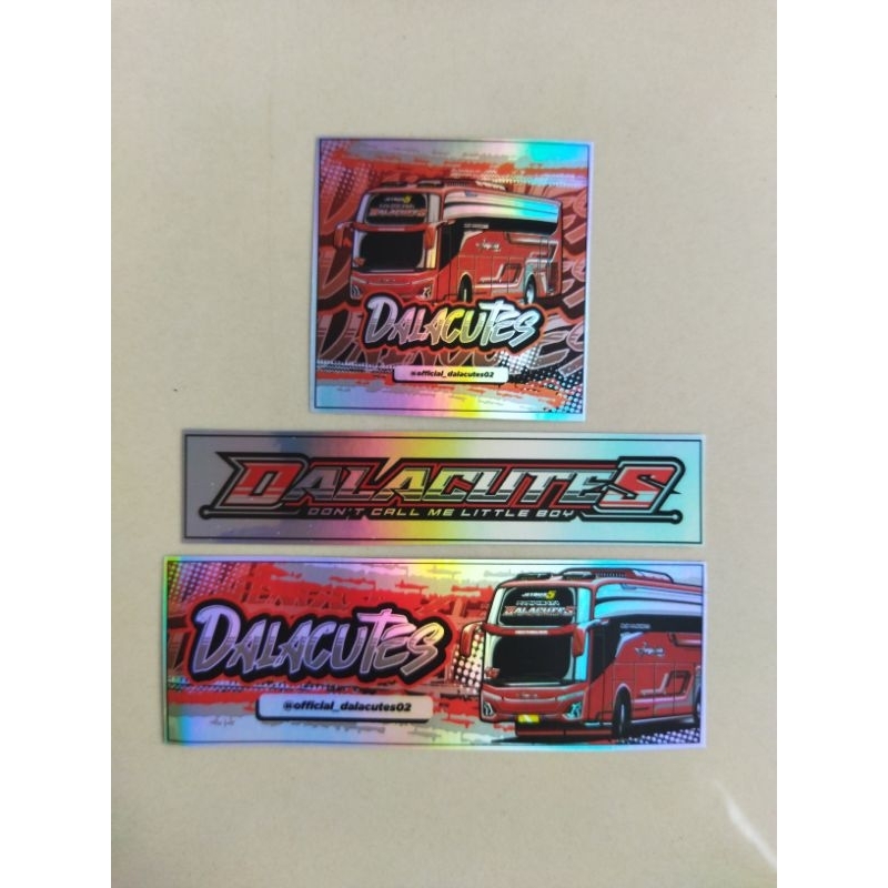

Stiker Dalacutes hologram isi 3 pcs asli
