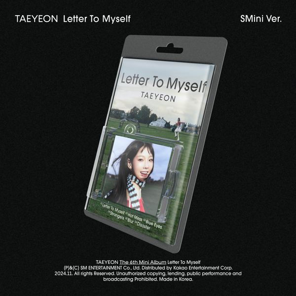 TAEYEON 6th Mini Album - Letter To Myself (Smini ver.)