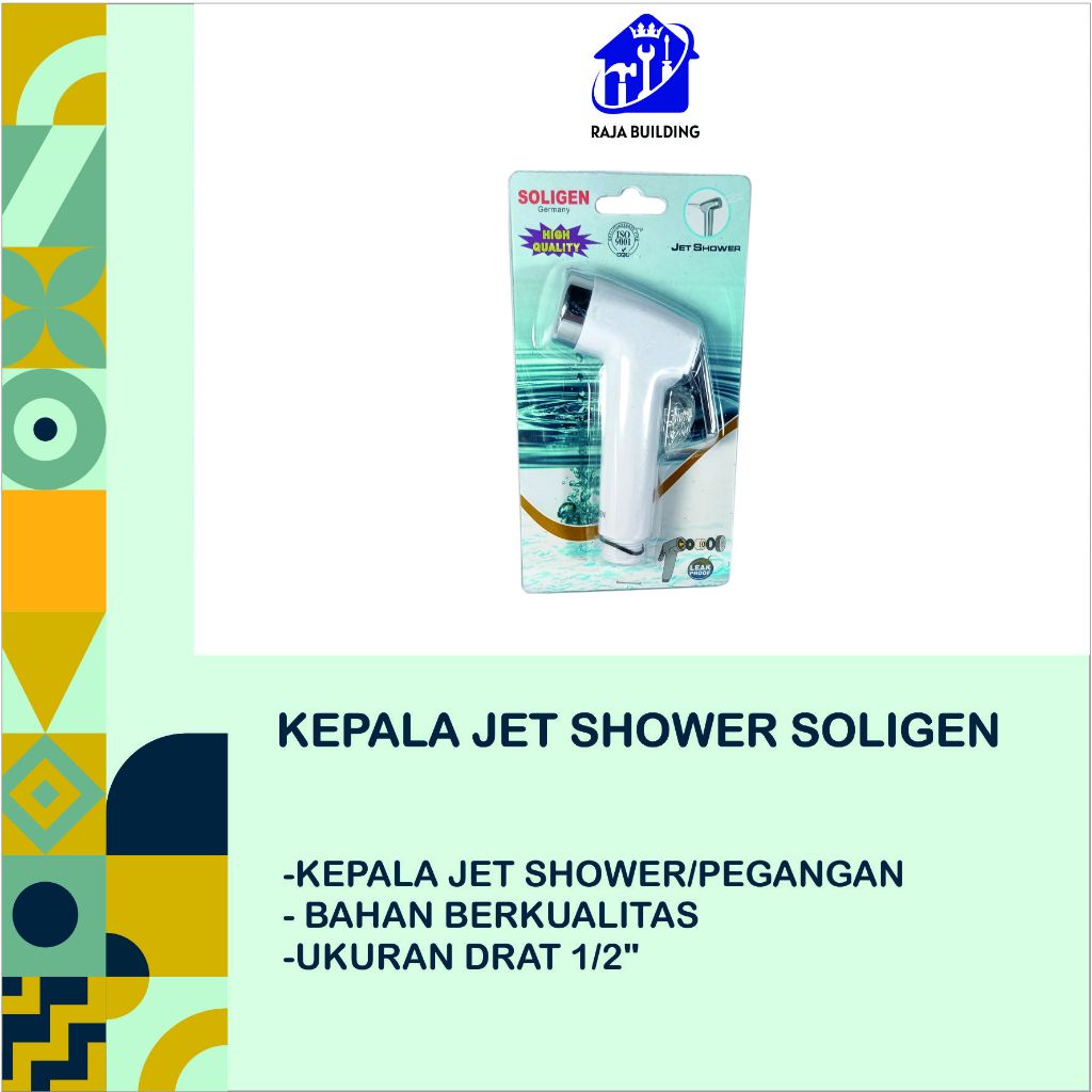 KEPALA JET SHOWER SOLIGEN/ JET SHOWER SOLIGEN/KEPALA JET SHOWER/JET SHOWER KAMAR MANDI