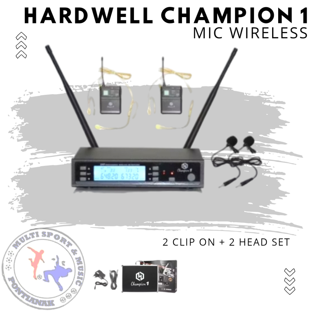 Mic Wireless Hardwell Champion 1 (Clip On)