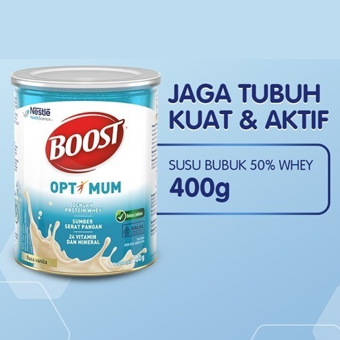 

Boost Optimum Vanila 400 Gr Kaleng 400Gr Singapore Vanilla