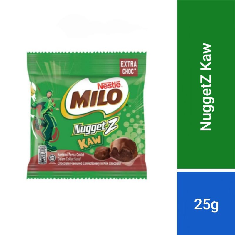 

NESTLE MILO NuggetZ Chocolate Kaw Malaysia (25g)