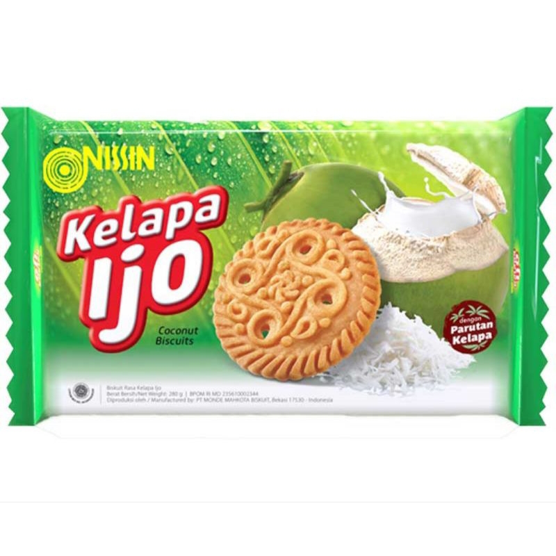 

NISSIN Biskuit Kelapa Ijo 280 g