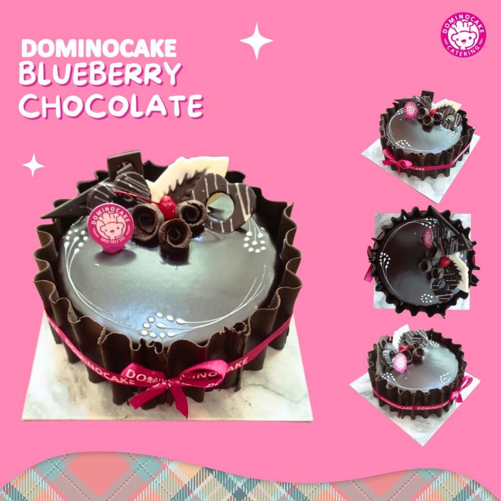 

Dominocake | Blueberry Chocolate | Kue Ulang Tahun