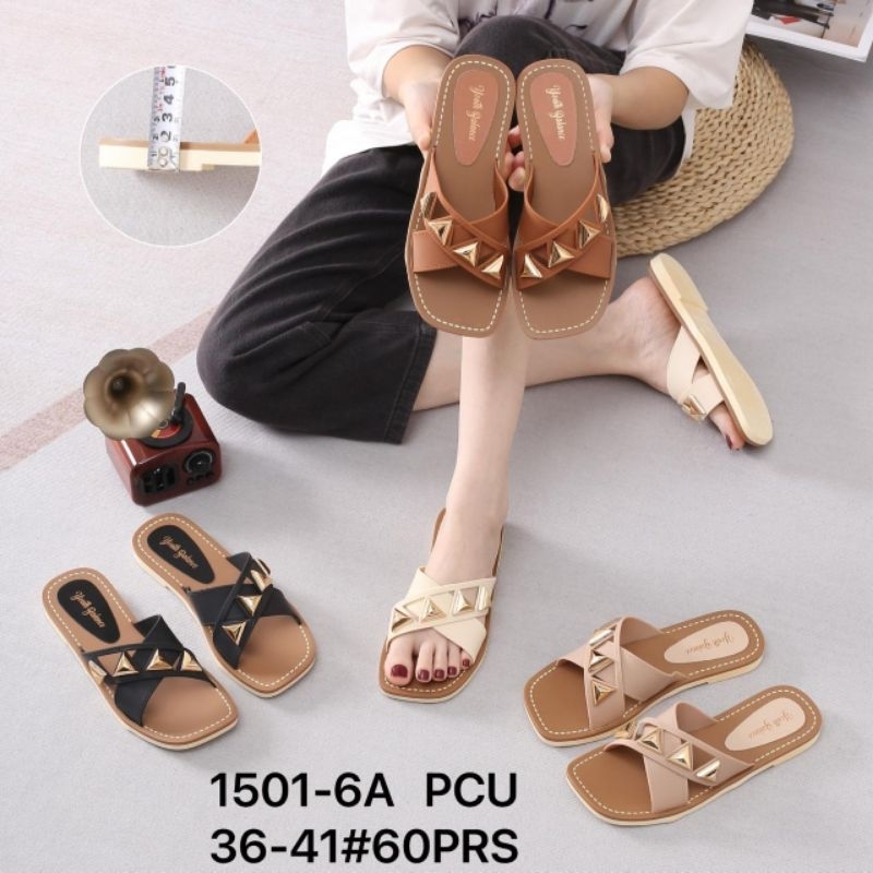 Balance 1501-6A Size 36-41 GROSIR Sandal Sepatu Cowok Cewek Dewasa Anak