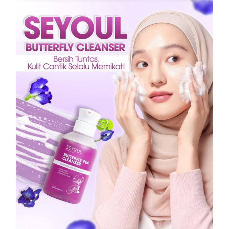 SEYOUL BUTTERFLY CLEANSER, Seyoul pembersih wajah , cleanser Seyoul