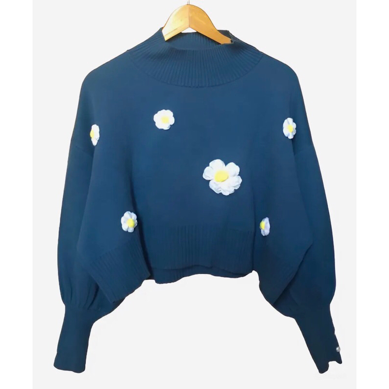 SWEATER TANGAN BALON RIB PANJANG / SWEATER LENGA BALON RIB PANJANG PREMIUM / SWEATER TANGAN BALON CR