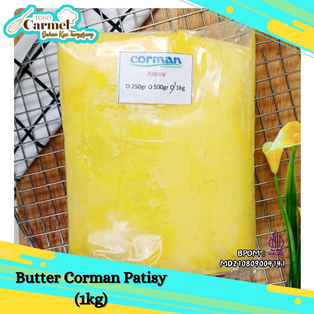 

Butter Corman Patisy REPACK 1kg - Unsalted Butter Corman Patisy