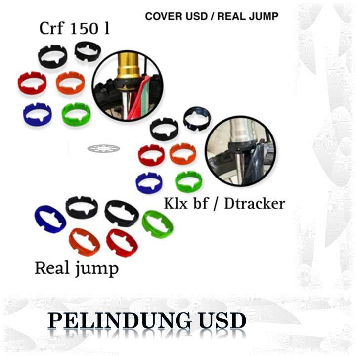 Pelindung USD Klx bf Dtracker new Crf 150 l Real jump Cover USD Real jump
