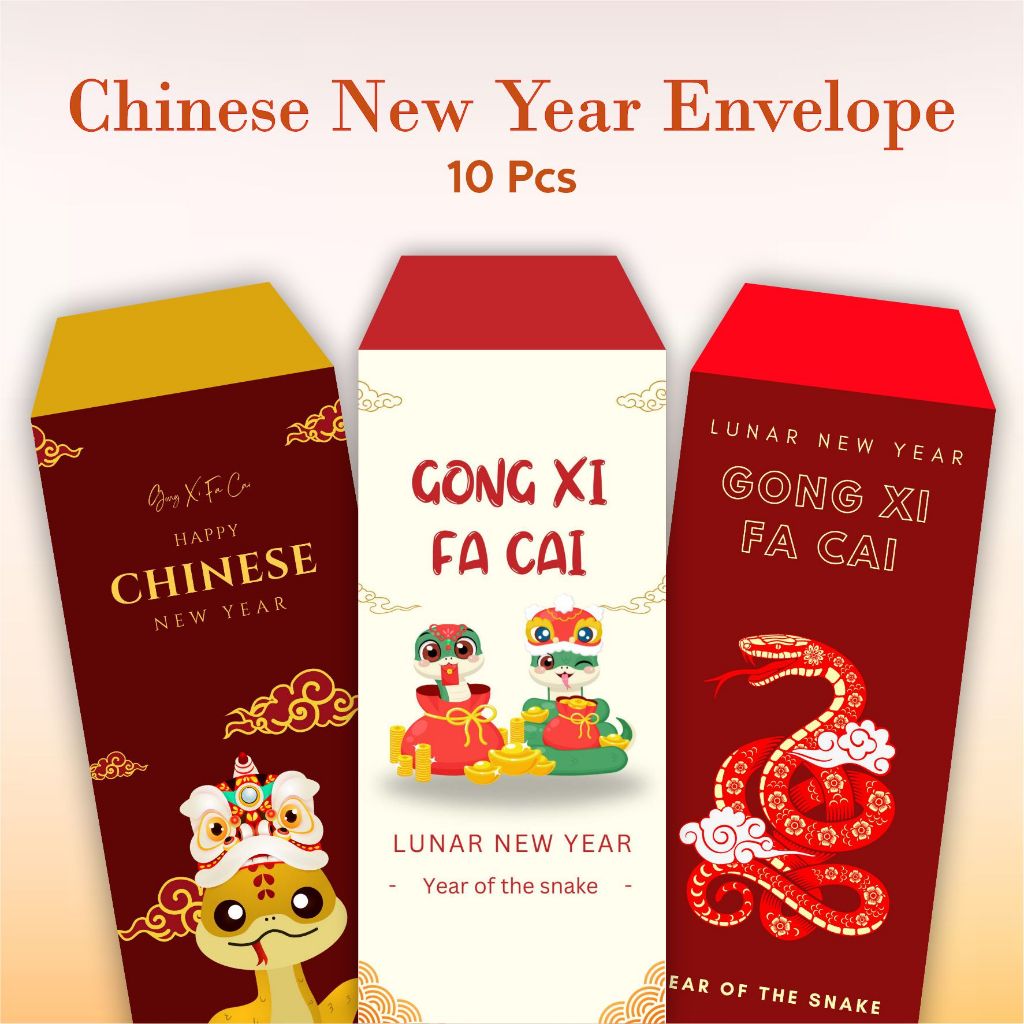 

(ISI 12 PCS) Angpao Imlek Motif Shio Ular Desain Unik / Angpao Imlek Umum Ukuran Panjang / Angpao Imlek / Amplop Lebaran Cina / Gong Xi Fa Cai / Hong Bao Merah / Ampau Sincia Amplop Merah Murah / Amplop Cny Chinese New Year