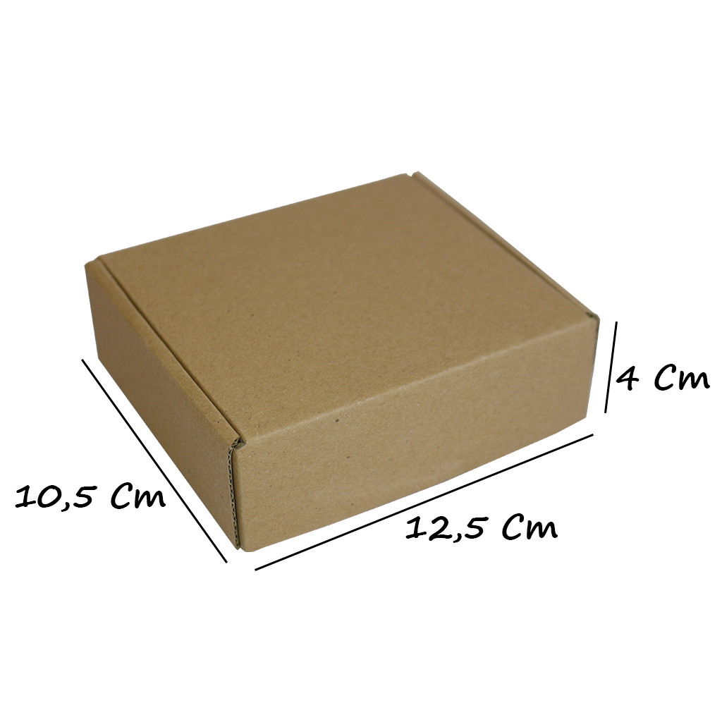 

Kardus karton model pizza box uk. 12,5x10,5x4 cm...Die Cut untuk kotak Aksesoris