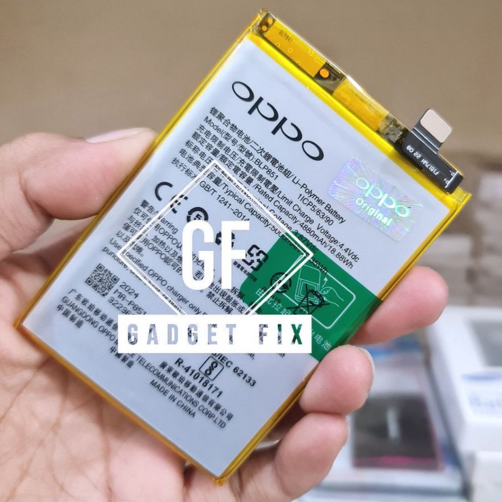 Baterai Batre BLP851 Original HP Oppo A95 4G Battery Batrei Tanam