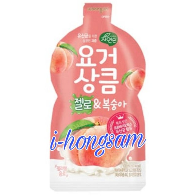 

Woongjin Zaiyeonun Yogurt Jello Peach 100ml