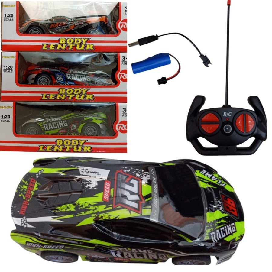 Body lentur RC CAR RALLY REMOT kontrol mainan mobil remote control RALLY MASTER RACER BRUSHLESS RC R