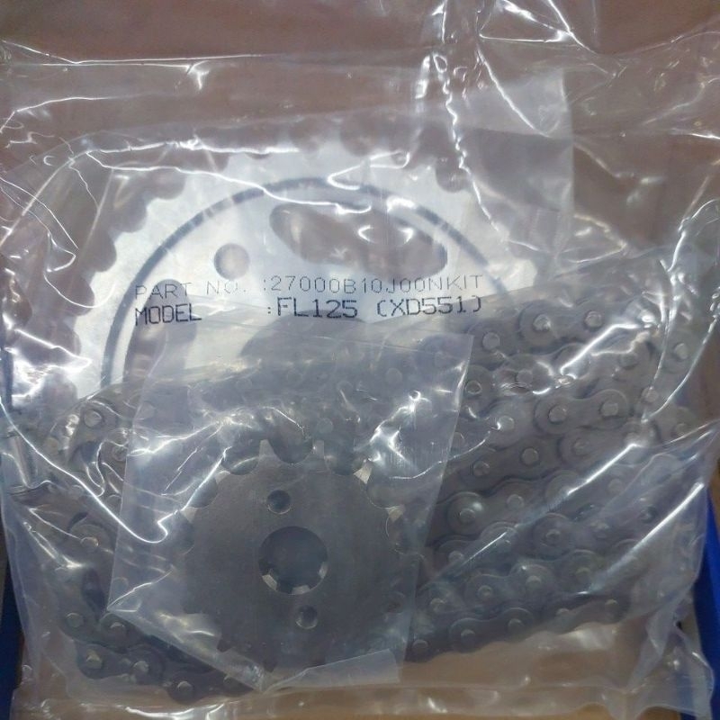 GIRSET Suzuki original untuk motor AXELO original ( Gear depan, Gear belakang, rantai )