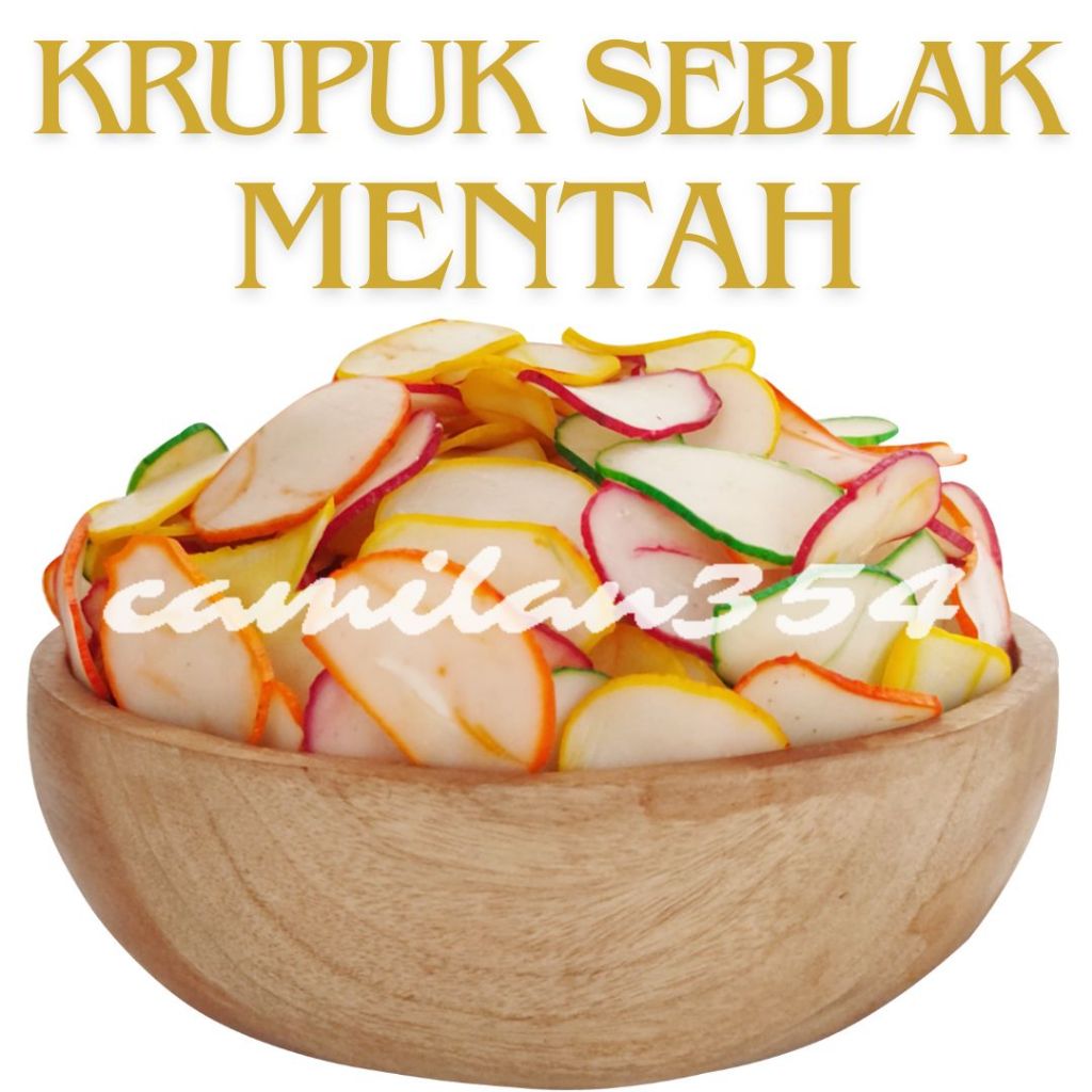 

[TERLARIS] Kerupuk Seblak Bulat Warna - Warni Mentah - 1000gr / Krupuk Bawang Pipih Kiloan Belum Matang 1KG