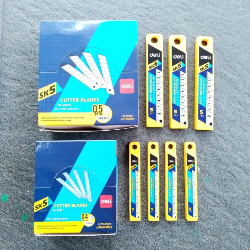 

Refill Isi Cutter Deli 40651-40650 ( 5 Pcs) [ Original ]