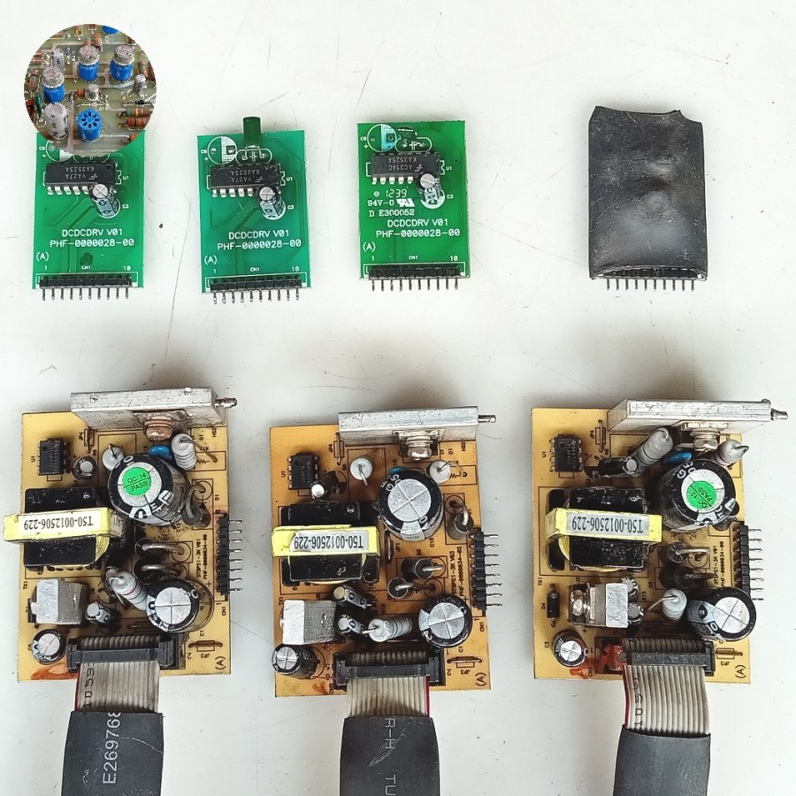 3pcs Module DC DC Converter STPS1-3K V01 & 4pcs Driver DC DC Converter ex UPS Topaz 2000VA / 3000VA 
