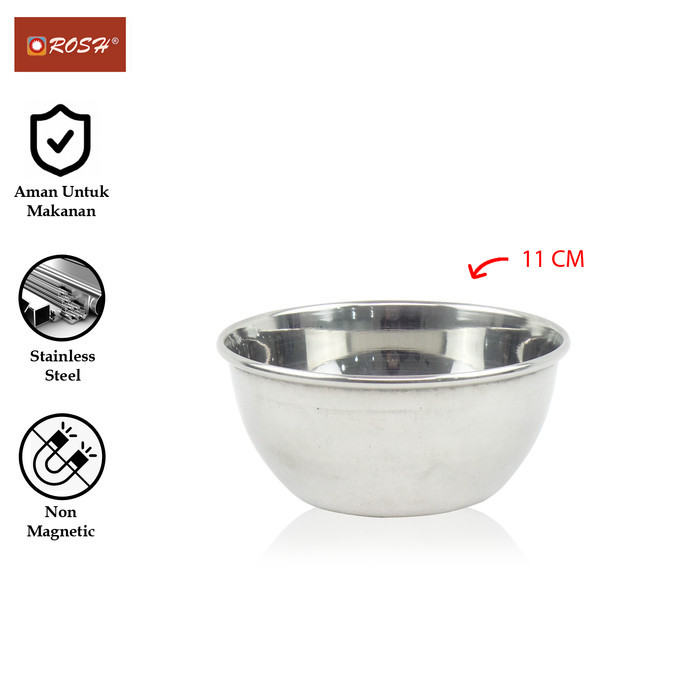 ROSH Mangkuk Kecil 11 CM Stainless Steel ROSH BOWL 11CM