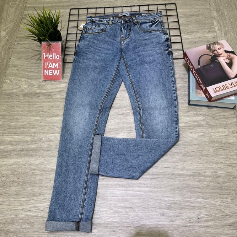 celana emba jeans original 617-13201-97 slimfit melar