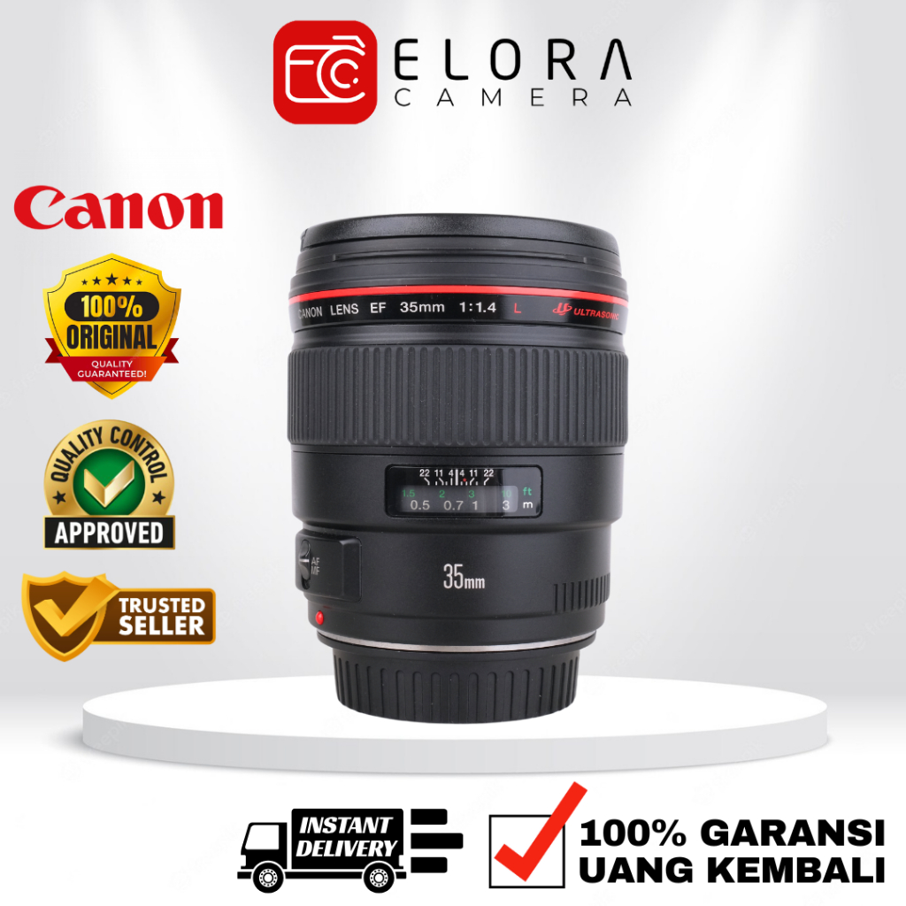 Canon EF 35mm F1.4 L USM / Lensa CANON EF 35 mm F 1.4 L USM
