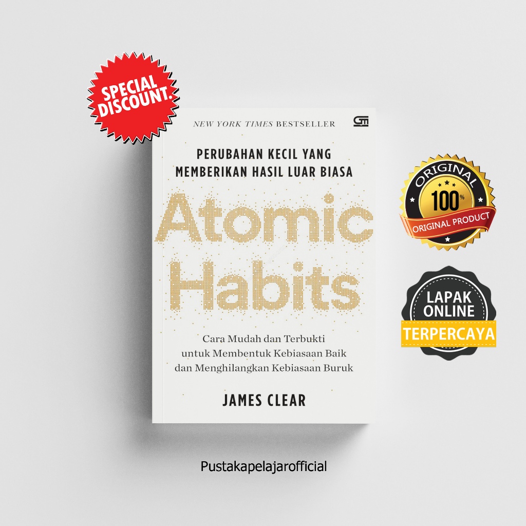 BUKU ATOMIC HABITS - JAMES CLEAR - GRAMEDIA