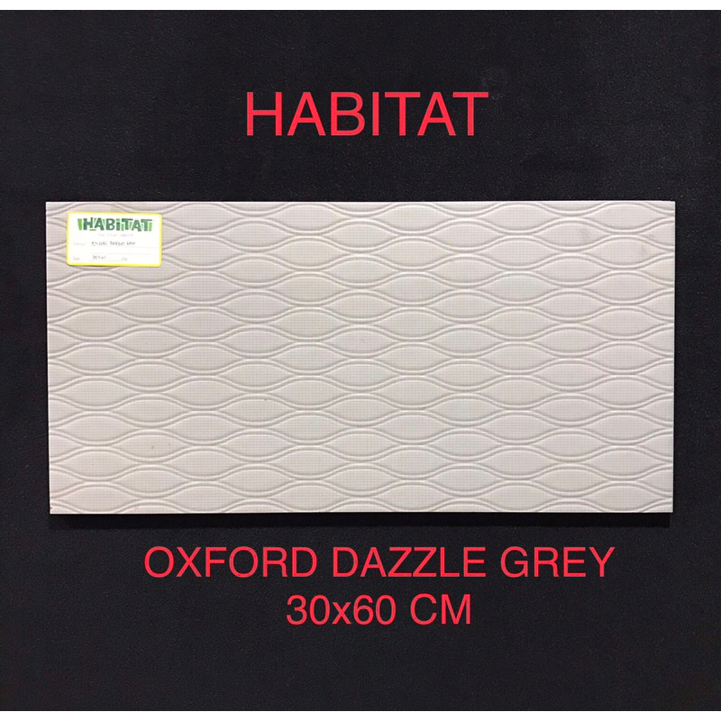 Keramik Habitat Oxford Dazzle Grey Ukuran 30x60 cm KW1